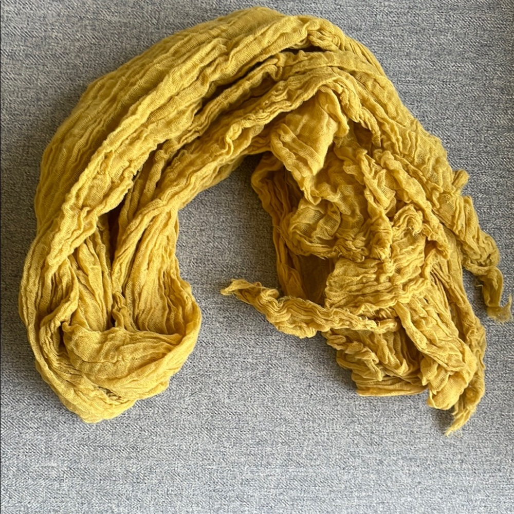 Yellow Cotton Scarf from Scarf Shop